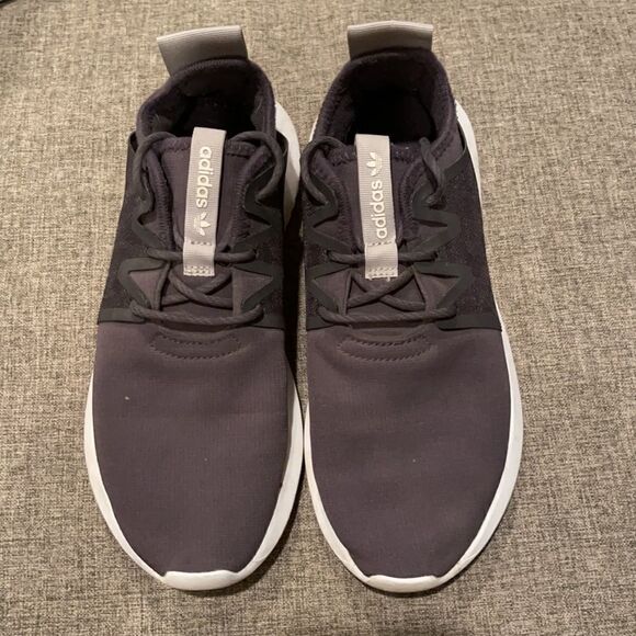 Adidas Grey Tubular Defiant Deadstock Slip On Lace Up Sneakers Size 6 - Picture 2 of 9